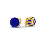 Load image into Gallery viewer, 7-carat-round-sapphire-stud-earring-for-women-in-yellow-gold-fdear10411rogsablangle4-7.00ct-nl-yg_28dd789e-46f1-4199-b91d-a46015b95254.jpg?v=1765339401
