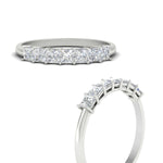 Load image into Gallery viewer, 7-diamond-princess-cut-1-ct-wedding-band-in-platinum-fdwb179prangle3-1.00ct-nl-wg.jpg