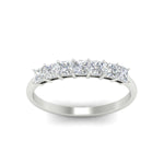 Load image into Gallery viewer, 7-diamond-princess-cut-1-ct-wedding-band-in-white-gold-fdwb179prangle5-1.00ct-nl-wg.jpg