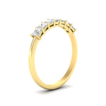 Load image into Gallery viewer, 7-diamond-princess-cut-1-ct-wedding-band-in-yellow-gold-fdwb179prangle2-1.00ct-nl-yg.jpg