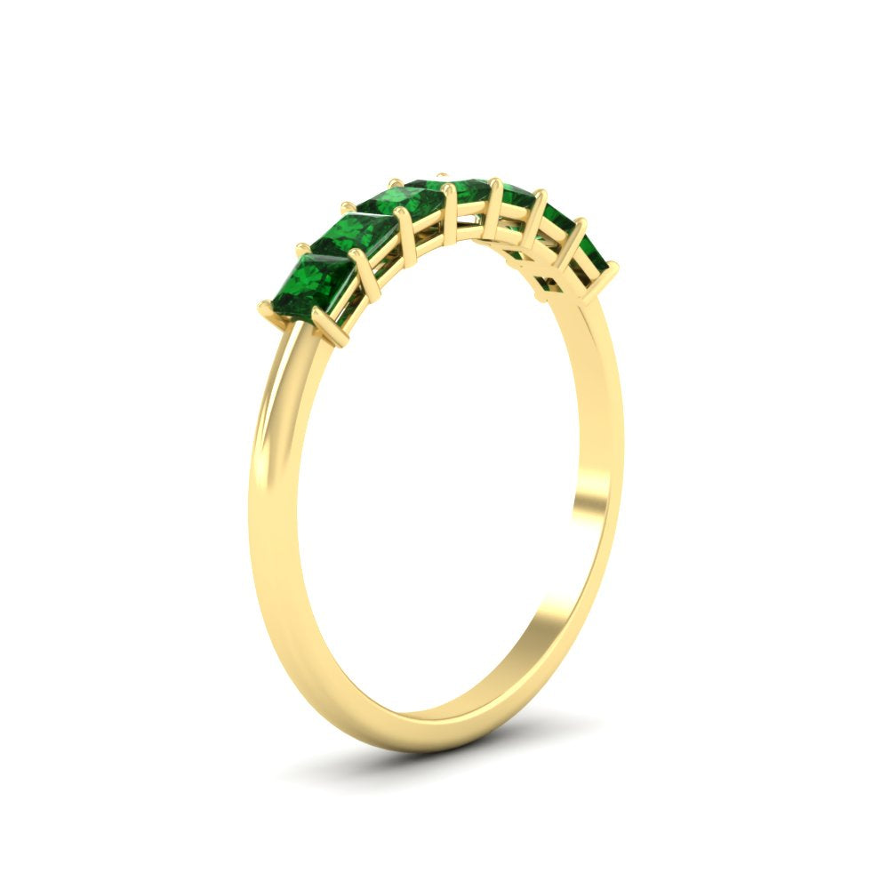 7 Diamond Princess Cut 1 Ct. Band