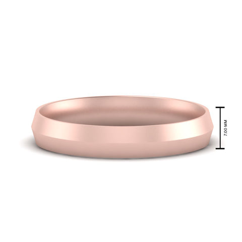 Comfort Fit Knife Edge Mens Band