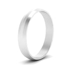 Load image into Gallery viewer, 4 mm Wedding Band Beveled Edge Matte
