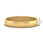 Load image into Gallery viewer, 4 mm Wedding Band Beveled Edge Matte
