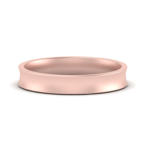 Comfort Fit Concave Mens Band