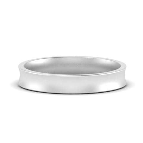 Comfort Fit Concave Mens Band
