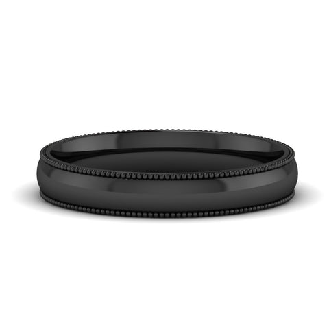 Comfort Fit Wedding Band Milgrain Edge