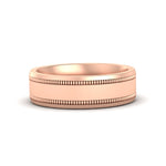 Load image into Gallery viewer, 7-mm-double-milgrain-band-ring-in-rose-gold-fdm11341angle3-7.00mm-nl-rg
