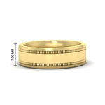 Load image into Gallery viewer, 5 mm Mens Band Double Milgrain
