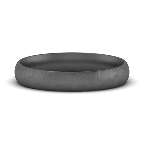 Lightweight Rock Texture Mens Wedding Band