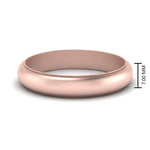 Load image into Gallery viewer, 7-mm-male-domed-wedding-band-in-FDM276354B-7MM-NL-RG
