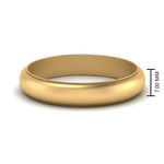 Load image into Gallery viewer, 7-mm-male-domed-wedding-band-in-FDM276354B-7MM-NL-YG
