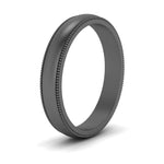 Load image into Gallery viewer, Milgrain Matte Finish Mens Band
