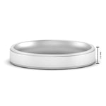 Load image into Gallery viewer, 4 mm Steps Edge Comfort Fit Mens Band
