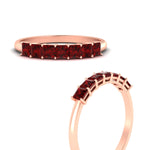 Load image into Gallery viewer, 7-ruby-princess-cut-1-ct-wedding-band-in-rose-gold-fdwb179prgrudrangle3-1.00ct-nl-rg.jpg