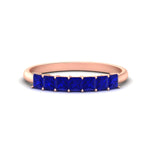 Load image into Gallery viewer, 7-sapphire-princess-cut-1-ct-wedding-band-in-rose-gold-fdwb179prgsablsleep-1.00ct-nl-rg.jpg