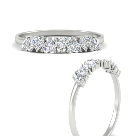 7-stone-beautiful-heart-diamond-wedding-band-in-white-gold-FD9600HTBANGLE3-0.75_20CT-NL-WG