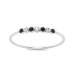 Load image into Gallery viewer, 7-stone-bezel-anniversary-band-with-black-diamond-in-white-gold-FD9428RORGBLACK-NL-WG.jpg
