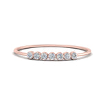 Load image into Gallery viewer, 7-stone-bezel-anniversary-diamond-band-in-rose-gold-FD9428ROR-NL-RG.jpg
