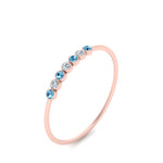 Load image into Gallery viewer, 7-stone-bezel-anniversary-diamond-band-with-blue-topaz-in-rose-gold-FD9428RORGICBLTO-NL-RG.jpg
