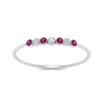 Load image into Gallery viewer, 7-stone-bezel-anniversary-diamond-band-with-pink-sapphire-in-white-gold-FD9428RORGSADRPI-NL-WG.jpg
