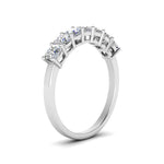 Load image into Gallery viewer, 7 Stone Cushion Cut Wedding Band
