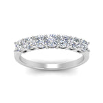 Load image into Gallery viewer, 7 Stone Cushion Cut Wedding Band
