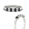 Load image into Gallery viewer, 7-stone-emerald-cut-black-diamond-wedding-band-in-white-gold-fdwb8008emblackangle3-0.70ct-nl-wg?v=1773990135