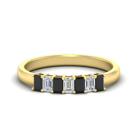 7-stone-emerald-cut-black-diamond-wedding-band-in-yellow-gold-fdwb8008emblacksleep-0.70ct-nl-yg?v=1773990135