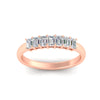 Load image into Gallery viewer, 7-stone-emerald-cut-diamond-wedding-band-in-rose-gold-fdwb8008emangle5-0.70ct-nl-rg?v=1773988407