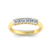 Load image into Gallery viewer, 7-stone-emerald-cut-diamond-wedding-band-in-yellow-gold-fdwb8008emangle5-0.70ct-nl-yg?v=1773988407