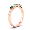 Load image into Gallery viewer, 7-stone-emerald-cut-emerald-wedding-band-in-rose-gold-fdwb8008emgemgrangle2-0.70ct-nl-rg?v=1773989448