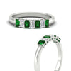 Load image into Gallery viewer, 7-stone-emerald-cut-emerald-wedding-band-in-white-gold-fdwb8008emgemgrangle3-0.70ct-nl-wg?v=1773989448