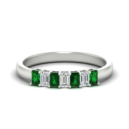 7-stone-emerald-cut-anniversary-ring-for-women-in-white-gold-fdwb8008emsleep-0.70ct-nl-wg?v=1773988407