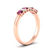 Load image into Gallery viewer, 7-stone-emerald-cut-pink-sapphire-wedding-band-in-rose-gold-fdwb8008emgsadrpiangle2-0.70ct-nl-rg?v=1773989039