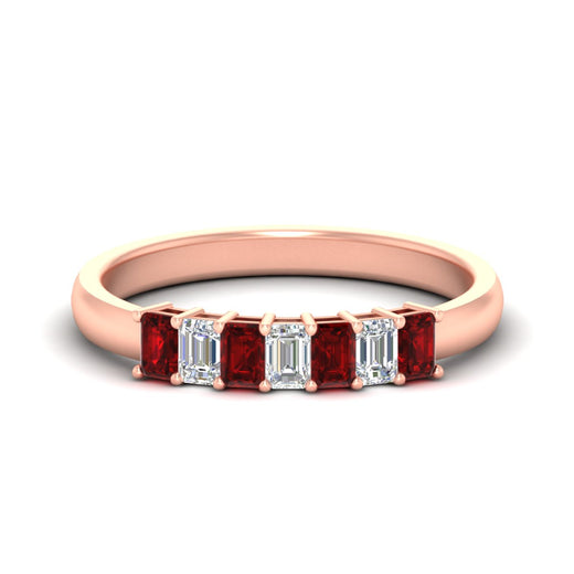7-stone-emerald-cut-ruby-wedding-band-in-rose-gold-fdwb8008emgrudrsleep-0.70ct-nl-rg?v=1773990135