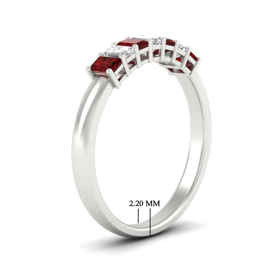 7-stone-emerald-cut-ruby-wedding-band-in-white-gold-fdwb8008emgrudrangle2-0.70ct-nl-wg-hw?v=1773990135