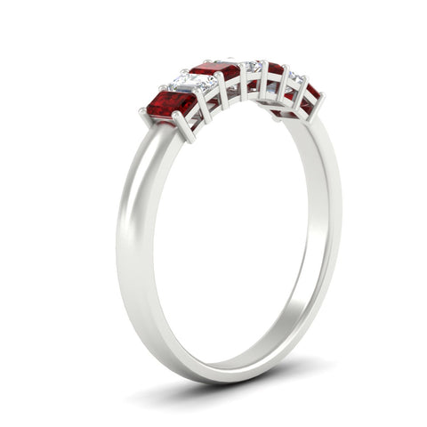 7-stone-emerald-cut-ruby-wedding-band-in-white-gold-fdwb8008emgrudrangle2-0.70ct-nl-wg?v=1773990135