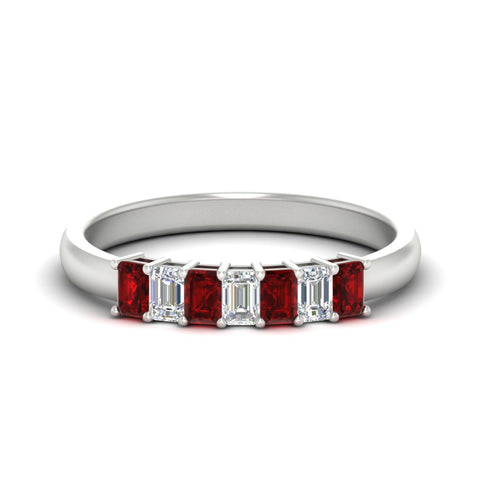 7-stone-emerald-cut-ruby-wedding-band-in-white-gold-fdwb8008emgrudrsleep-0.70ct-nl-wg?v=1773990135