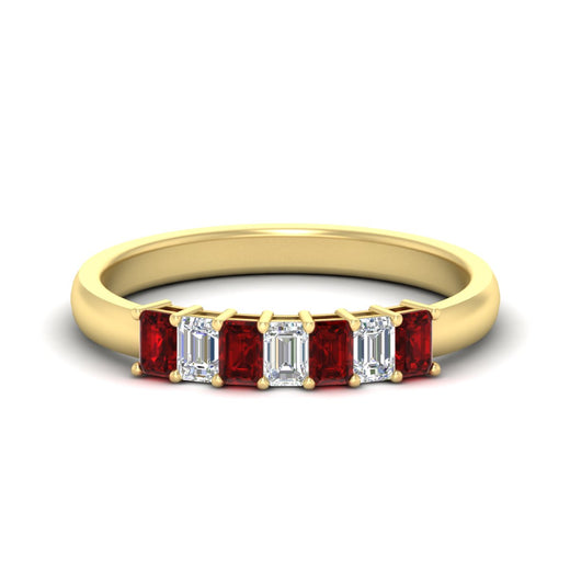 7-stone-emerald-cut-ruby-wedding-band-in-yellow-gold-fdwb8008emgrudrsleep-0.70ct-nl-yg?v=1773990135