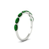 Load image into Gallery viewer, 7-stone-marquise-emerald-east-west-1-carat-band-in-FD9939MQBGEMGRANGLE3-1.00CT-NL-WG