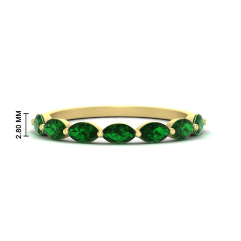 7-stone-marquise-emerald-east-west-1-carat-band-in-FD9939MQBGEMGRANGLE3-1.00CT-NL-YG