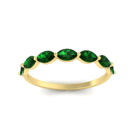7-stone-marquise-emerald-east-west-1-carat-band-in-FD9939MQBGEMGRANGLE3-1.00CT-NL-YG