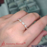 Load image into Gallery viewer, 7-stone-marquise-lab-diamond-east-west-1-carat-band-in-fd9939bangle1-1-00-ct-yg
