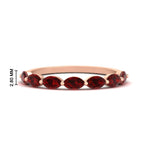 Load image into Gallery viewer, 7-stone-marquise-ruby-east-west-1-carat-band-in-FD9939MQBGRUDRANGLE3-1.00CT-NL-RG
