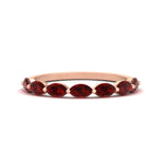 Load image into Gallery viewer, 7-stone-marquise-ruby-east-west-1-carat-band-in-FD9939MQBGRUDRANGLE3-1.00CT-NL-RG

