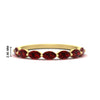 Load image into Gallery viewer, 7-stone-marquise-ruby-east-west-1-carat-band-in-FD9939MQBGRUDRANGLE3-1.00CT-NL-YG