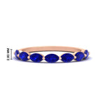Load image into Gallery viewer, 7-stone-marquise-sapphire-east-west-1-carat-band-in-FD9939MQBGSABLANGLE3-1.00CT-NL-RG
