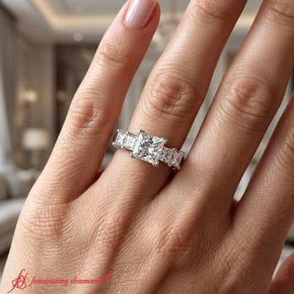7-stone-princess-cut-diamond-engagement-ring-with-orange-sapphire-in-14k-white-gold-FDENS1027--Image-1000