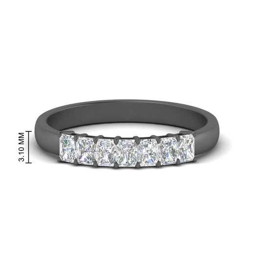 7-stone-radiant-cut-0.50-carat-wedding-band-in-black-gold-FD8008RAB-0.50CT-NL-BG-HW